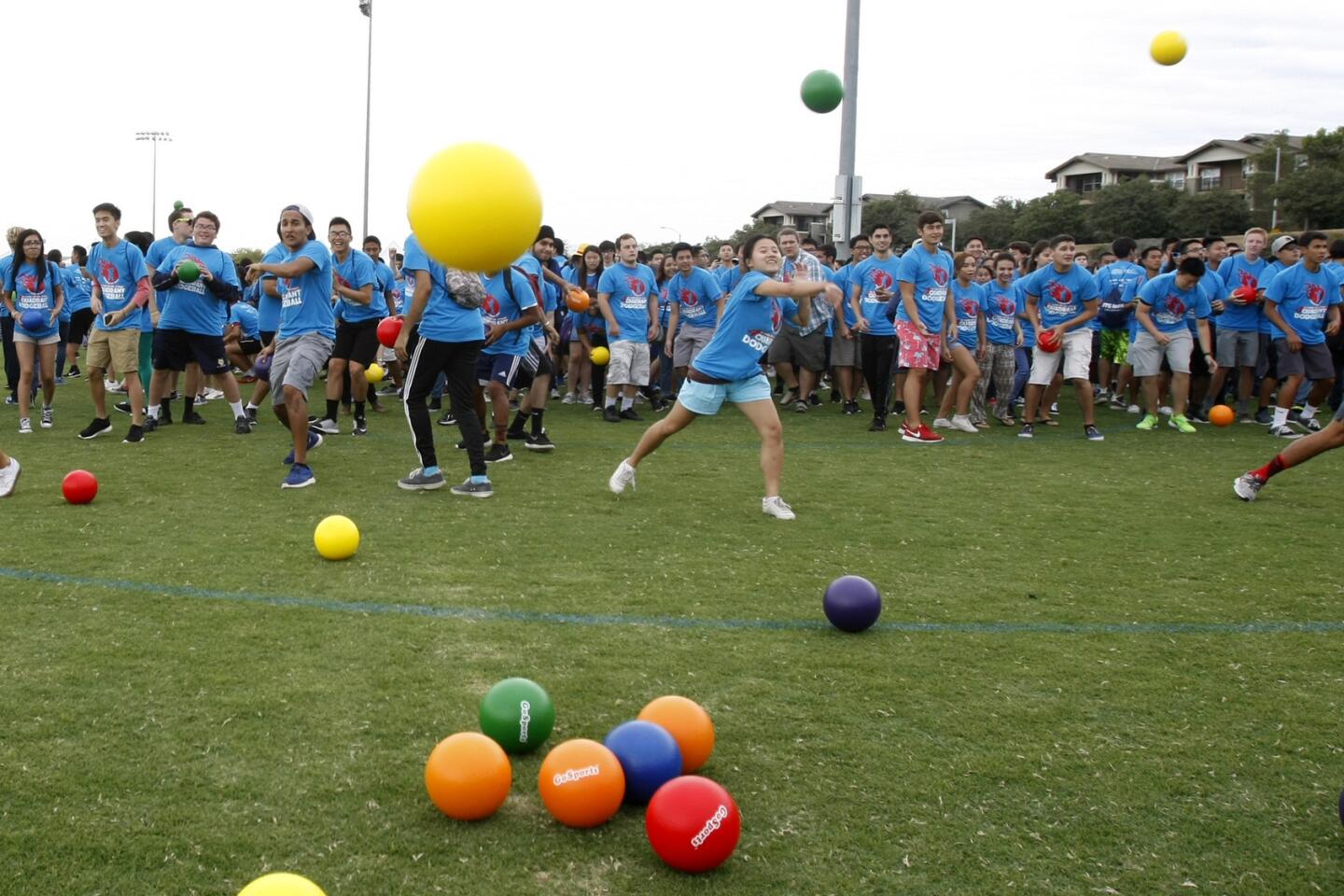 dodge ball scramble